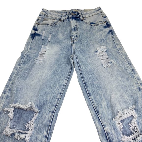 Madden Girl Jeans Madden Girl Love 9s Destructed Lt Wash 26 Nwt Poshmark